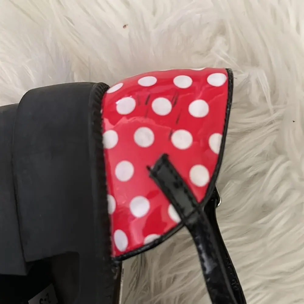 Disney | Minnie Mouse Mary Jane Block Heel Shoes Size 2-3